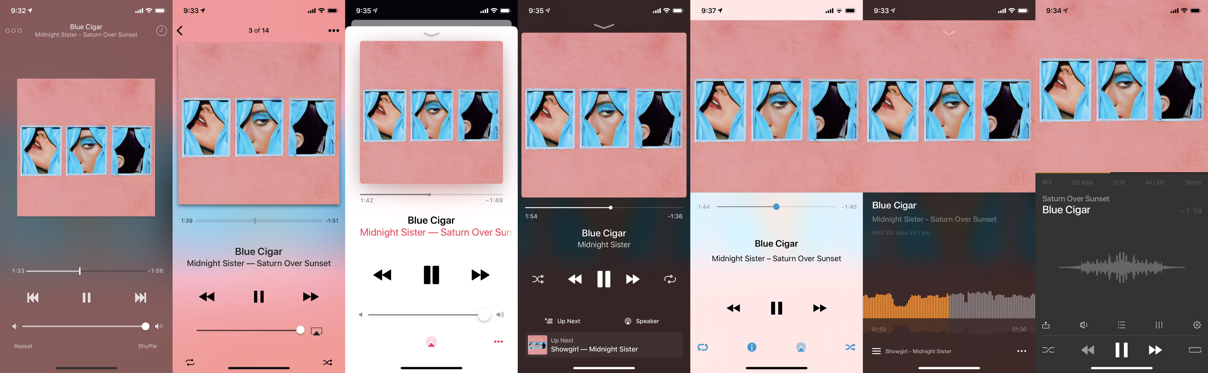 Visualize álbuns, playlists e muito mais no Música no iPhone